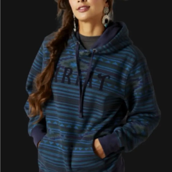 Ariat Sweaters - Ariat Dark River Hoody Sweatshirt XXL